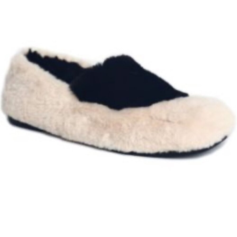 VHNY Vivienne Hu Fur Color-Block Mules Size EU 37 NWOT